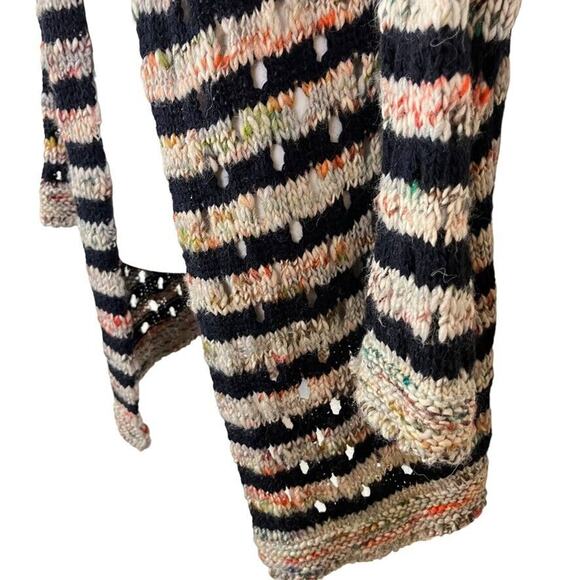 Sundance Womens Melange Open Knit Wool Blend Italy Made Cardigan Sweater sz S - Picture 10 of 16